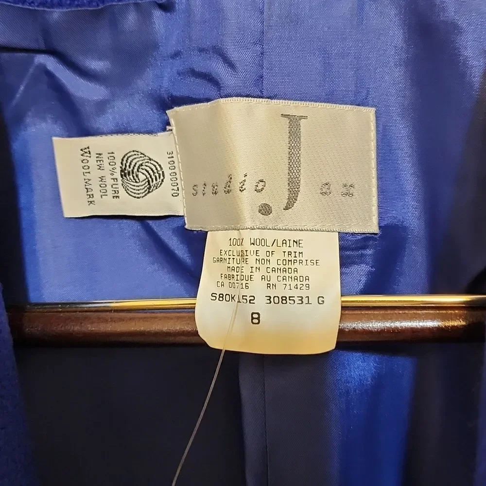 Vintage‎ Studio Jax 100%wooline coat blazer size 8